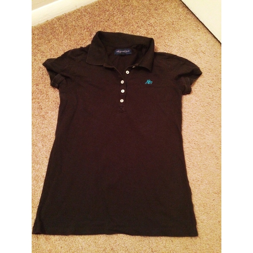 Aeropostale black polo